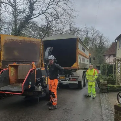 Roro Skip Roll On Roll Off Collecting Waste Rubbish