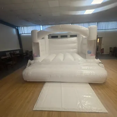 White Bouncy Castle Sleek