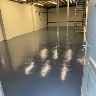 Micro Cement Plastering In Warehouse