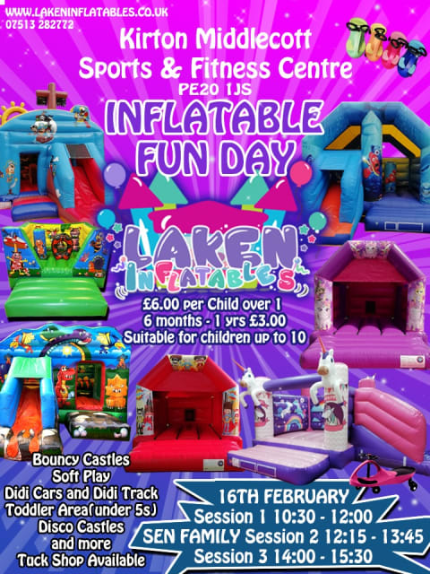 Inflatable Fun Day 16th Feb