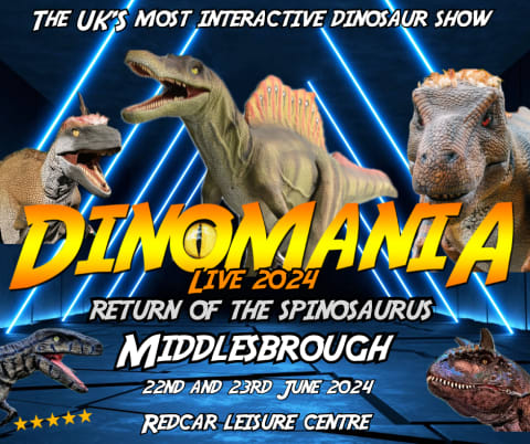 Dinomania Live Redcar Nr.middlesbrough