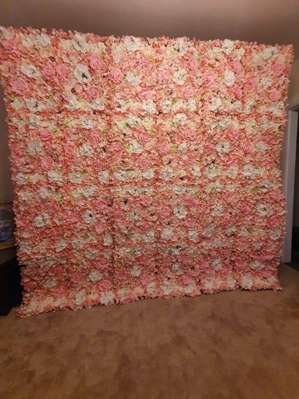 Flower Wall Hire Bouncy Castle Hire Manchester Jump In Castles