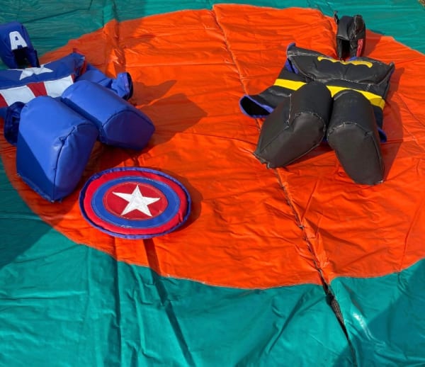Kids Superhero Sumo Suits Bounce Up Inflatables
