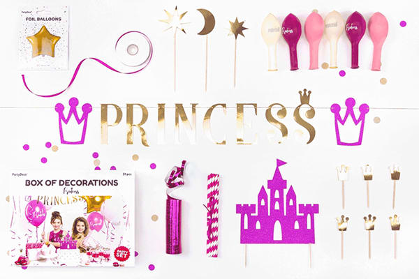 Princess Party Decoration Kit 31pce - Bouncetastic Castles | Bouncy