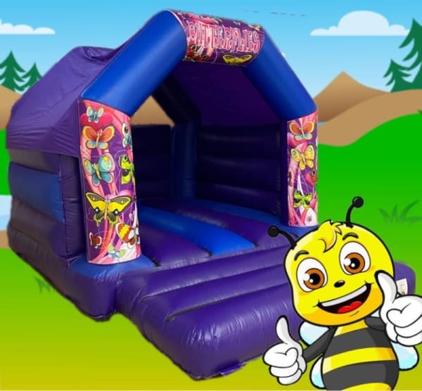 Butterflies Castle Bouncy Castle Hire Wakefield Bee Leisure