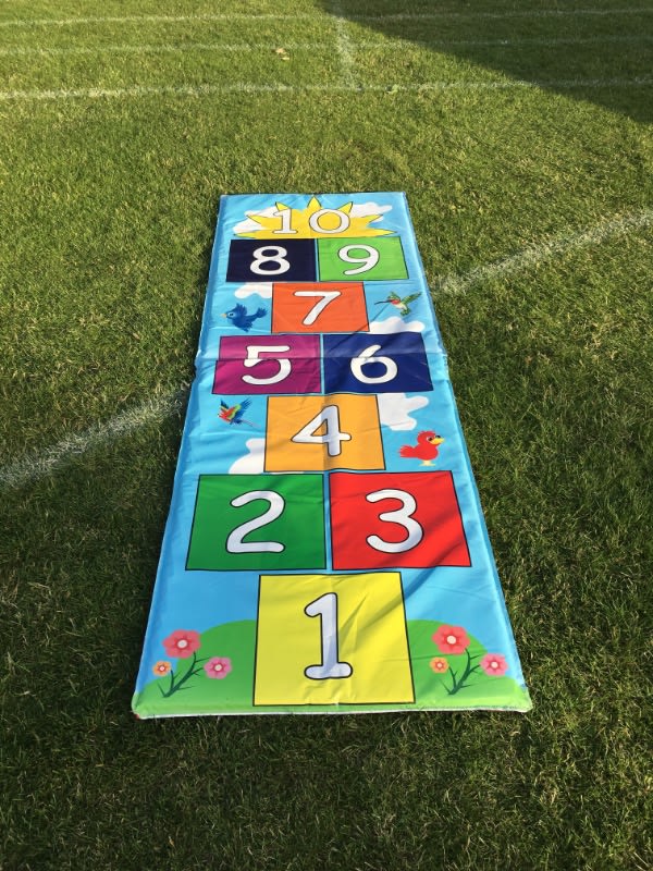 Hopscotch Mat Jaimies Castles, Bouncy Castle & soft play Hire Surrey