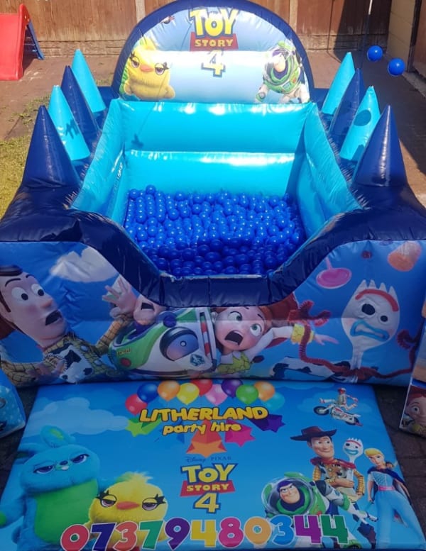 Toy Story Ball Pool Litherland Party Hire, Bouncy Castle Hire & Soft Play Hire Liverpool