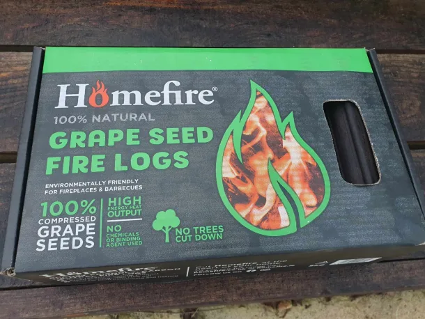 Grape Seed Fire Logs