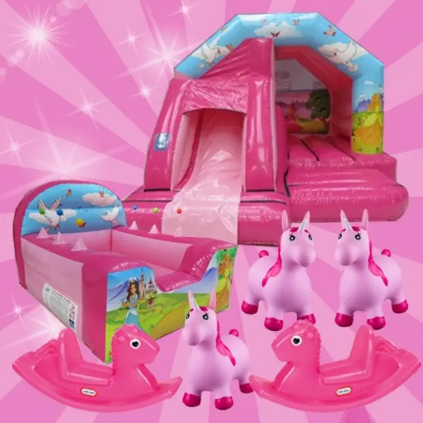 Princess Bouncy Castle Package