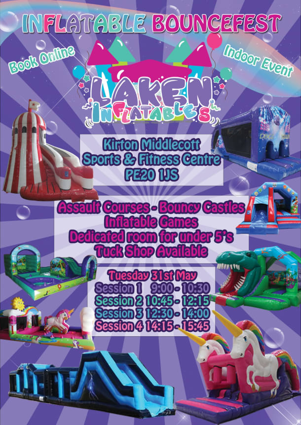 Inflatable Bouncefest Tue 31st May
