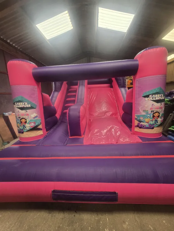 Pink And Purple 5ft 6 Platform Slide Gabby Dolls House