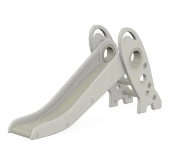 Toddler White Rocket Slide