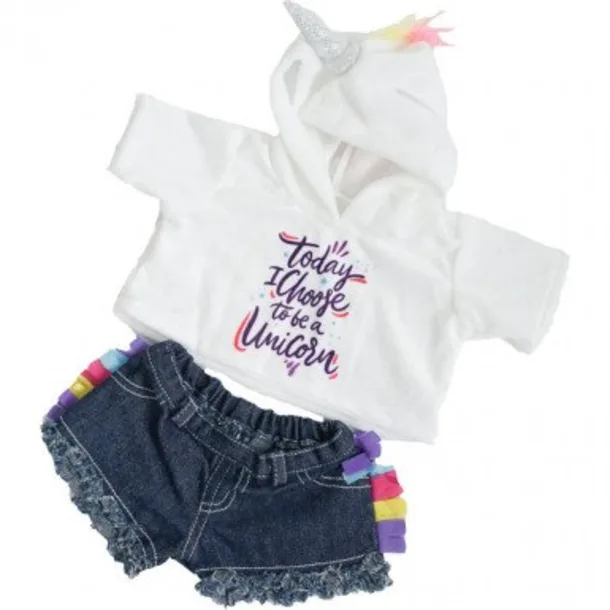 Unicorn Hoodie And Shorts