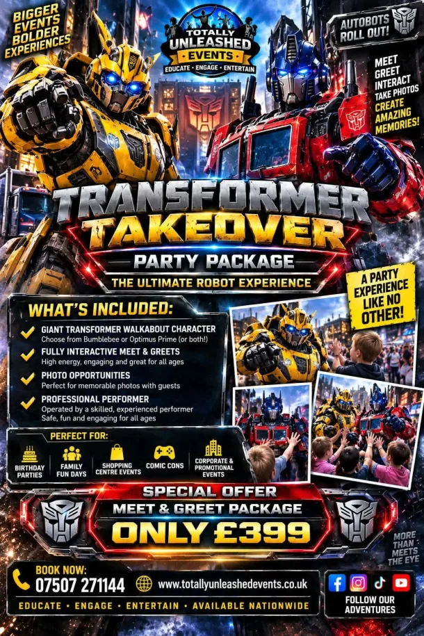 Transformer Takeover Party Package