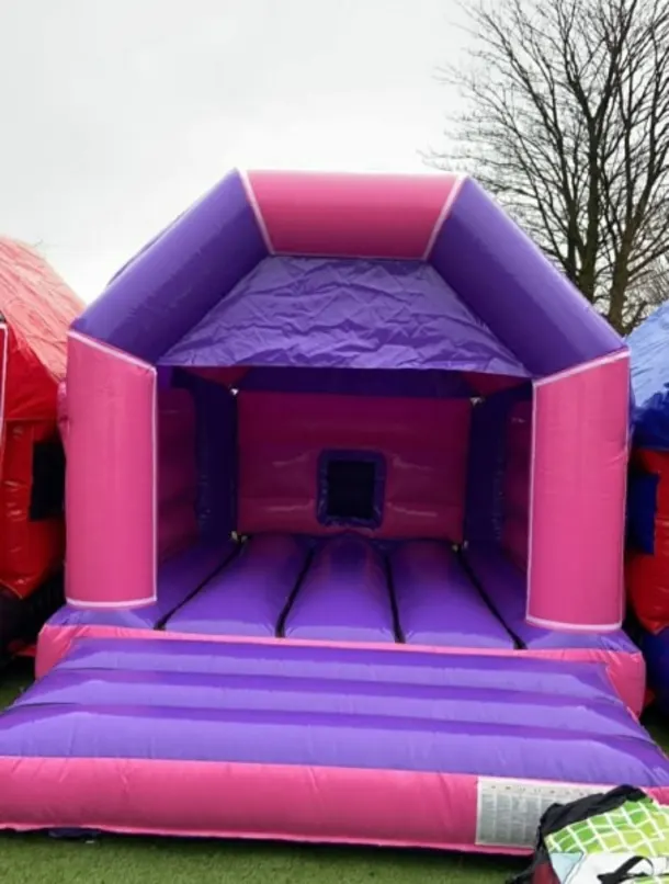 11ft X 13ft Pink And Purple Bouncy Castle