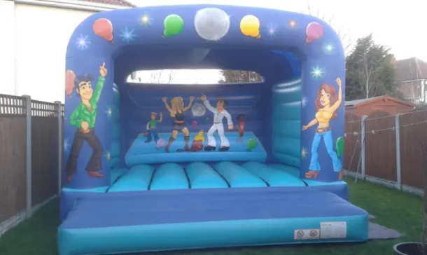 17x17ft Adult Disco Bouncy Castle