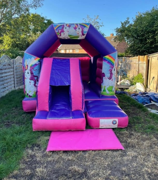 Velcro Pink  Purple Front Slide