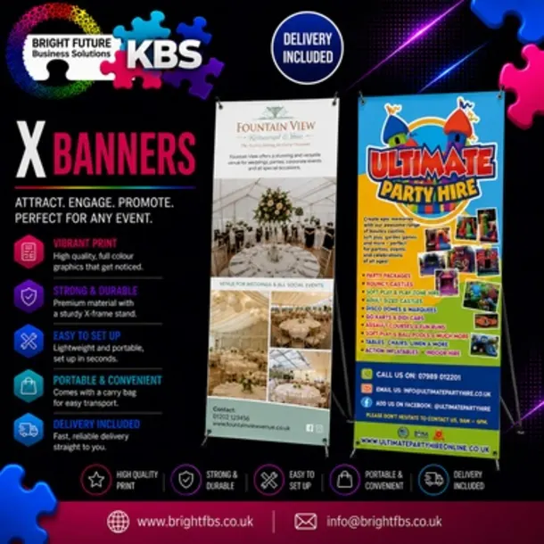 X Banner (indoor) 80x200cm