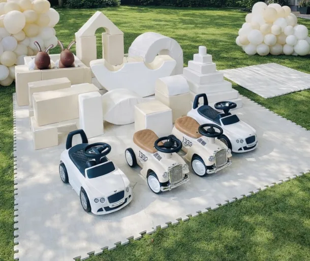 White And Tan Soft Play