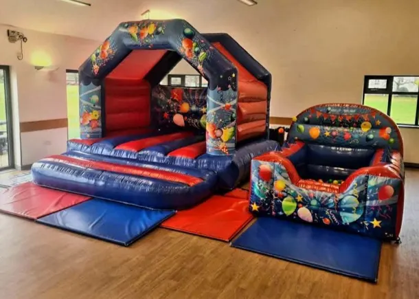 Party Theme Castle And Ball Pit
