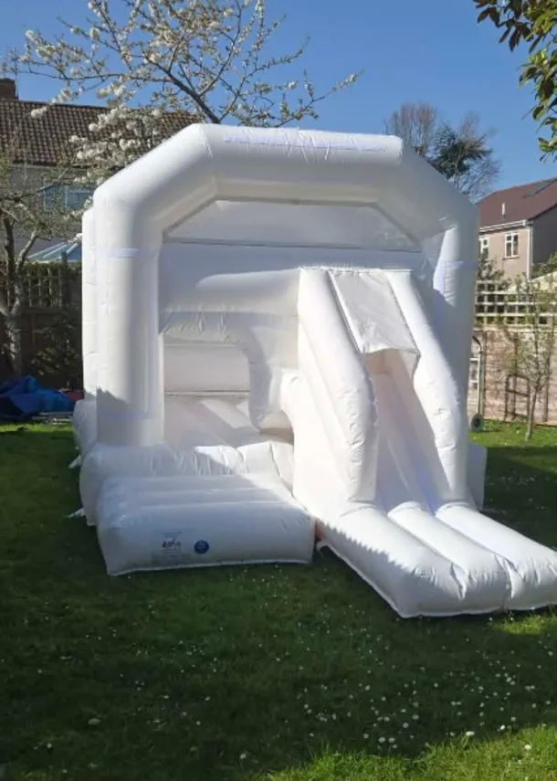 White Bouncy Castle