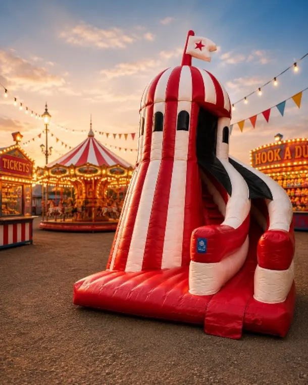 Helter Skelter Red And White