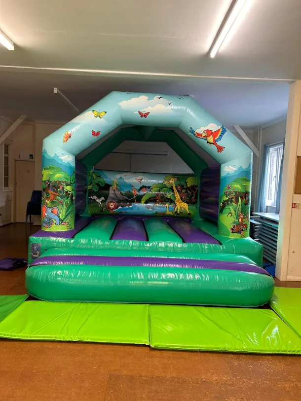 12x12ft Green Jungle Bouncy Castle