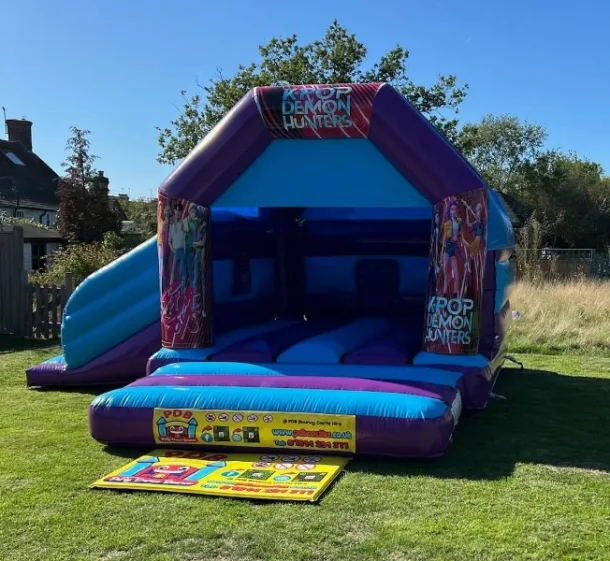 Demon Hunters Purple And Blue Bounce And Slide