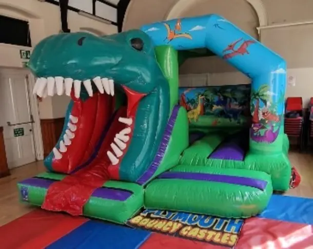 33ft 3d Dino Funrun 3d Dino Bounce And Dino Ballpool