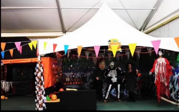 Halloween Theme Gazebo