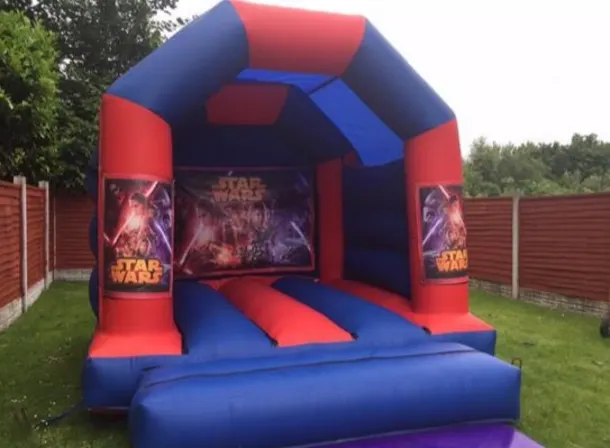 12ft X 12ft Blue And Red Castle - Star Wars Theme