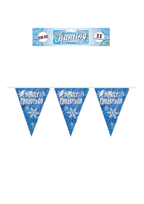 Christmas Bunting 3.6m (11 Pennants)