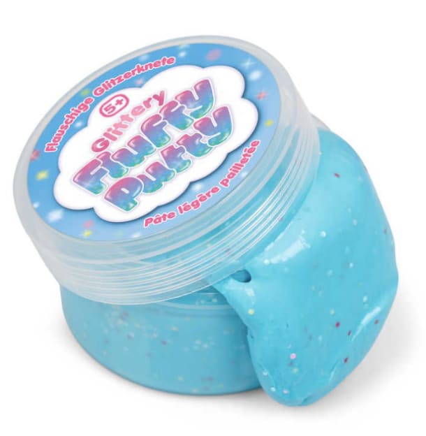 Glittery Fluffy Putty Sensory Ideas