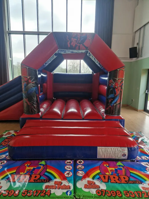 Spiderman Red And Blue Velcro Side Slide