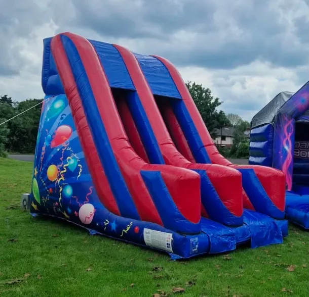 10ft Disco Theme Slide Red And Blue