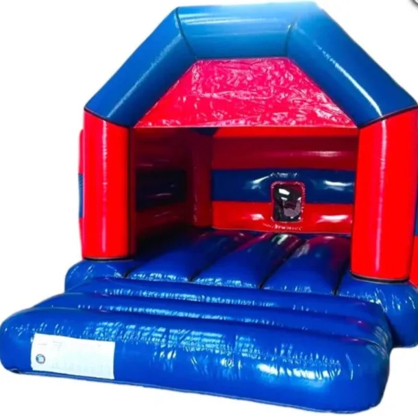 Red And Blue Velcro Bouncy Castle