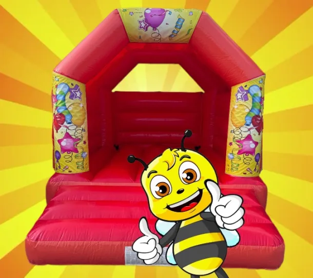 Red And Orange Party Time Castle