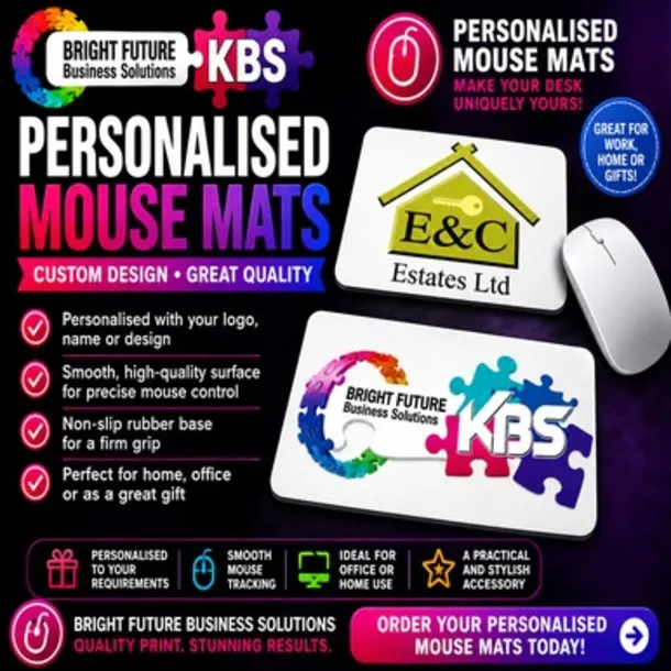 Personalised Mouse Mats - 230x190mm
