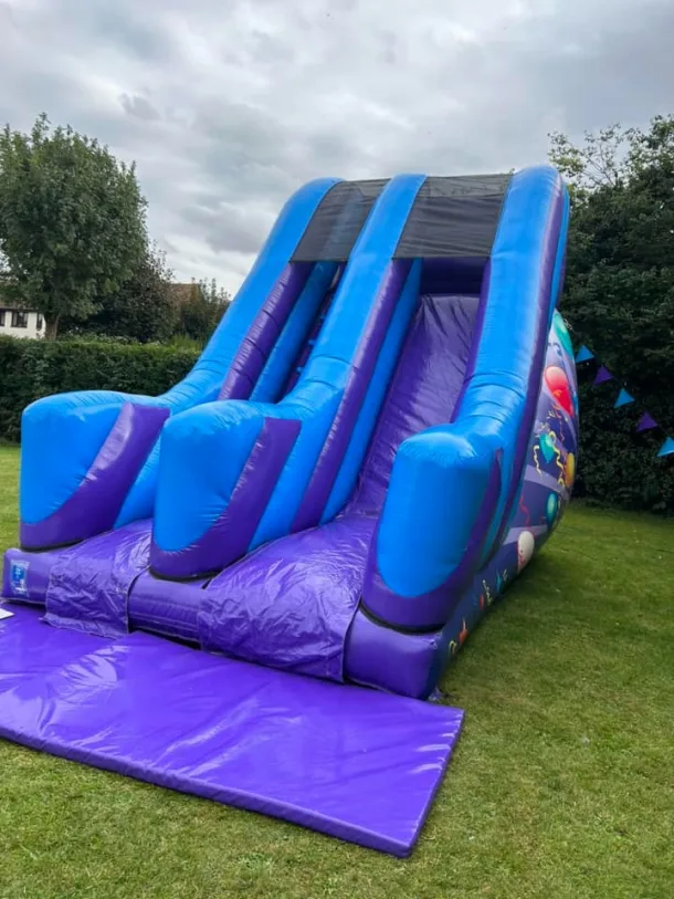 10ft Platform Purple And Blue Steeper Velcro Slide