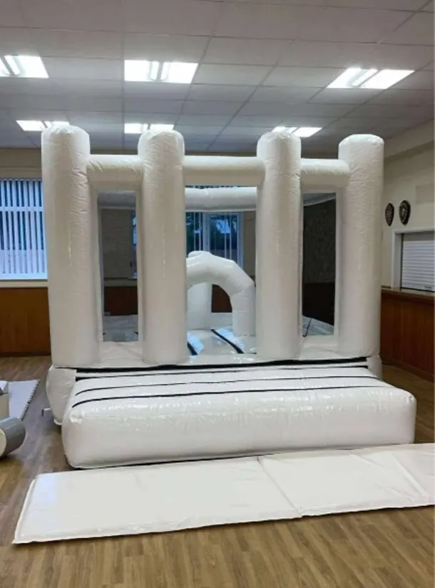 10x12ft White Bouncy Castle