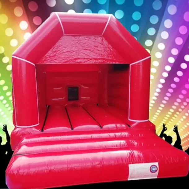 Red Disco Bouncy Castle