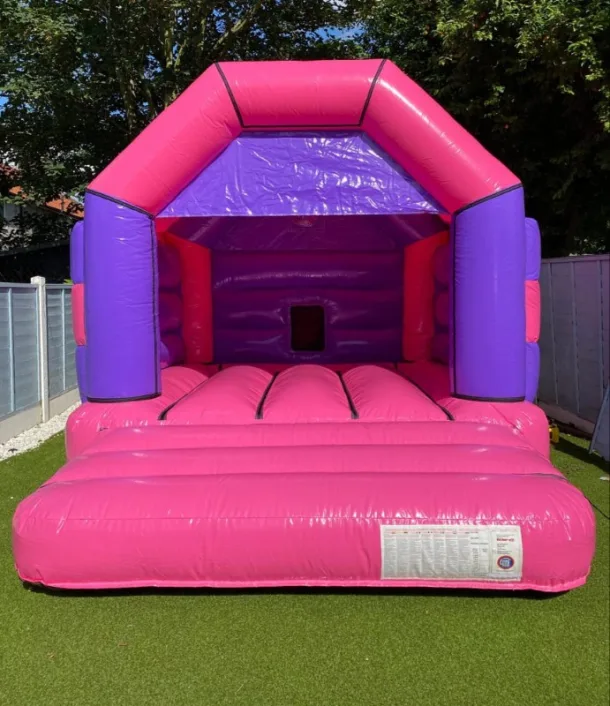 12x15ft Pink And Purple Bouncy Castle