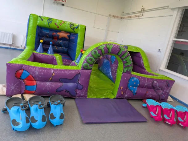 Green And Purple 3 In 1 Toddler Play Area