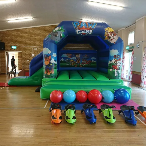 Pups Slide Bouncy Castle