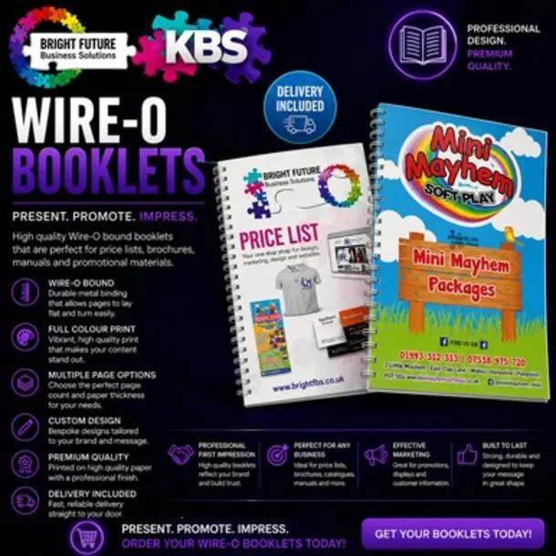 A4 Wire-o Booklets 170gsm