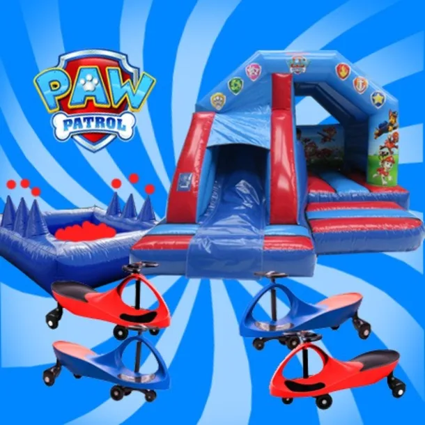 Paw Patrol Bouncy Castle Package