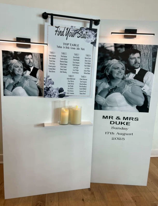 Romantic Wedding Backdrops And Decor Hire