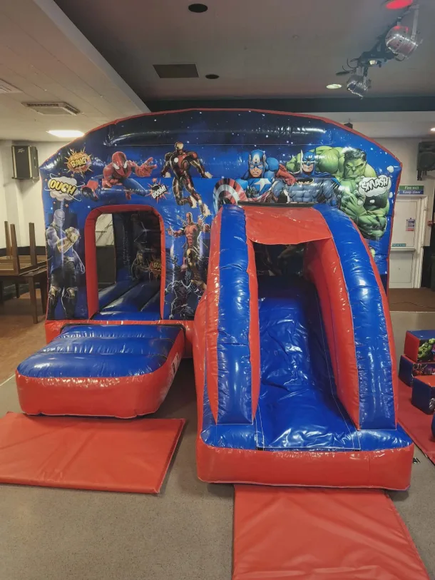 Superhero Combo Castle With Front Slide