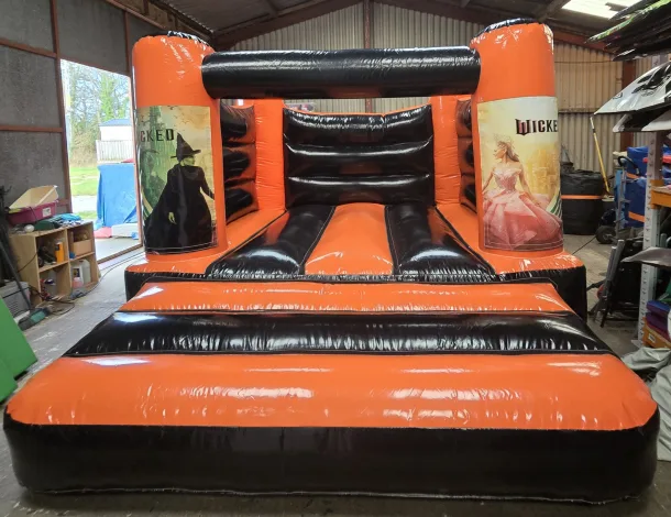 Orange And Black Wicked H Frame Castle