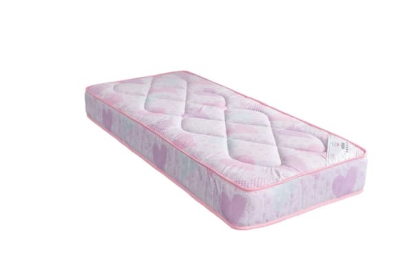 pink mattress in a box